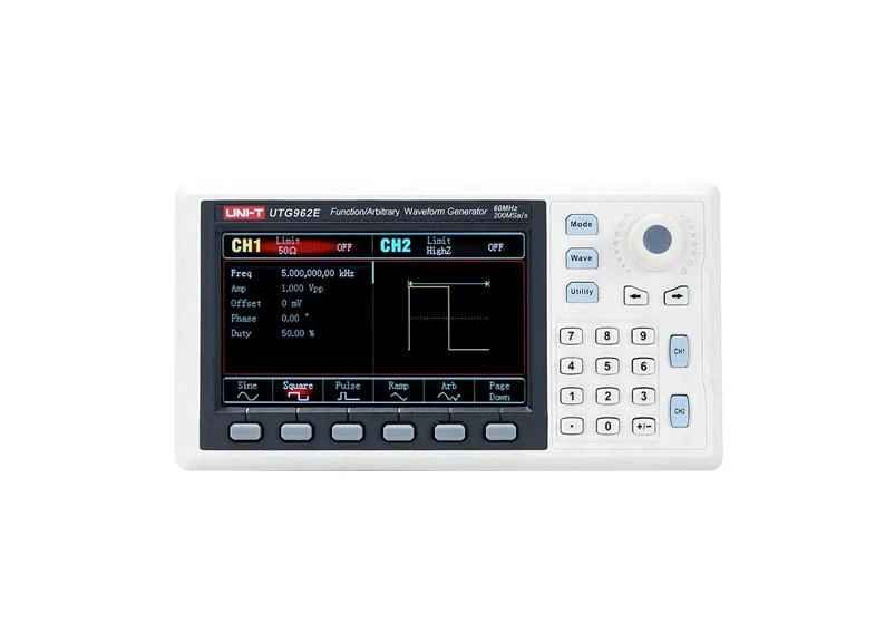 Máy phát xung UNI-T UTG962E (60MHz,2kênh,200MS/s)
